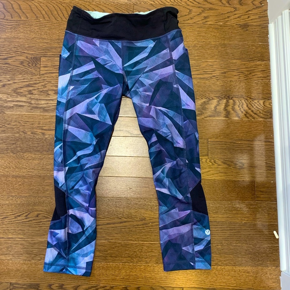 Lululemon Fast and Free leggings cropped